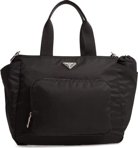 PRADA Nylon Vela Baby Bag Black 1502444 